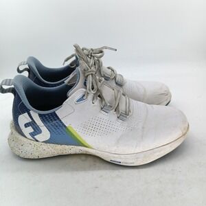 FootJoy Fuel Mens Spikeless Golf Shoes White Blue Lime 55429 Size 9 M s2